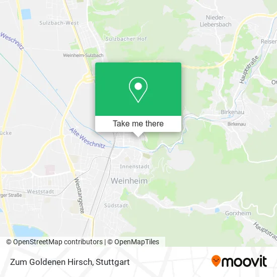 Карта Zum Goldenen Hirsch