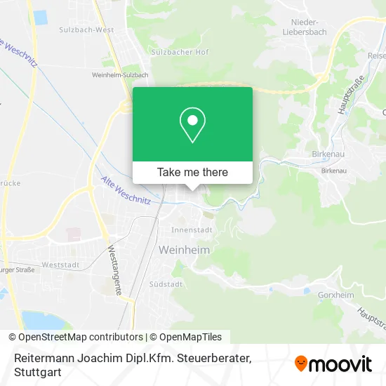 Карта Reitermann Joachim Dipl.Kfm. Steuerberater