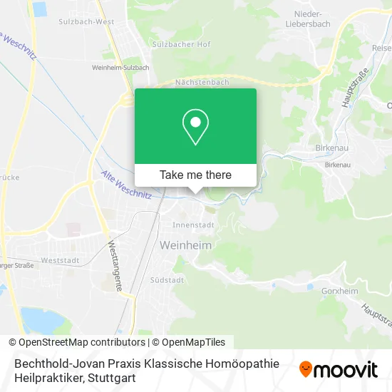 Карта Bechthold-Jovan Praxis Klassische Homöopathie Heilpraktiker