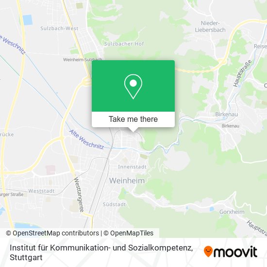 Institut für Kommunikation- und Sozialkompetenz map