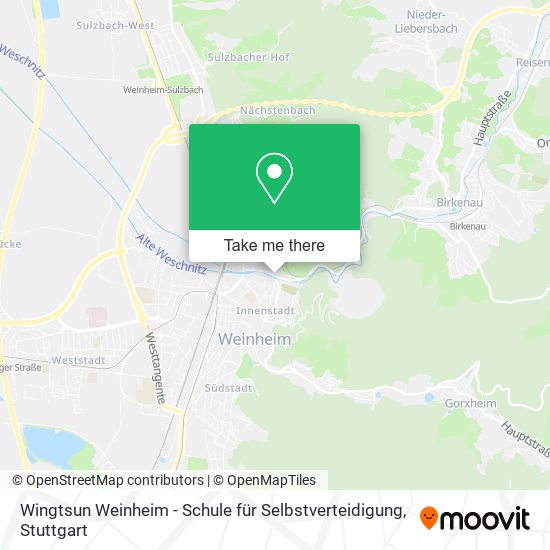Wingtsun Weinheim - Schule für Selbstverteidigung map