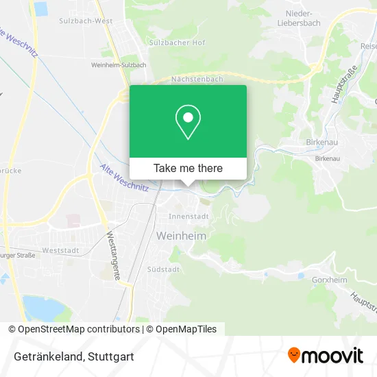 Карта Getränkeland