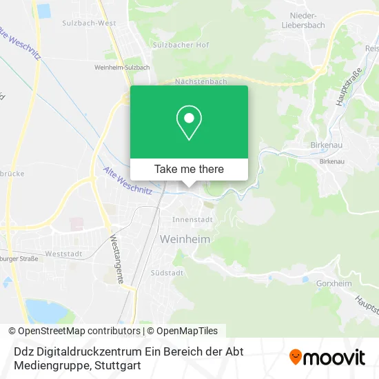 Карта Ddz Digitaldruckzentrum Ein Bereich der Abt Mediengruppe