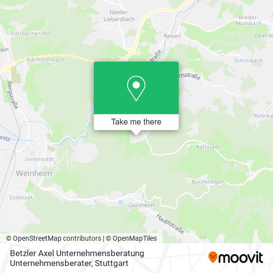 Betzler Axel Unternehmensberatung Unternehmensberater map