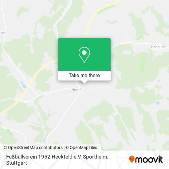Fußballverein 1952 Heckfeld e.V. Sportheim map
