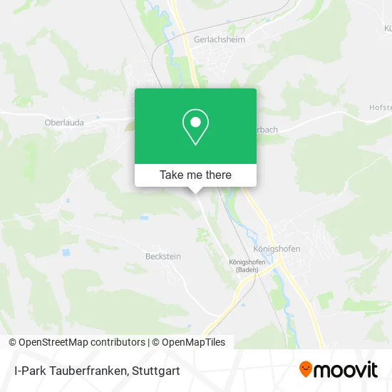 Карта I-Park Tauberfranken