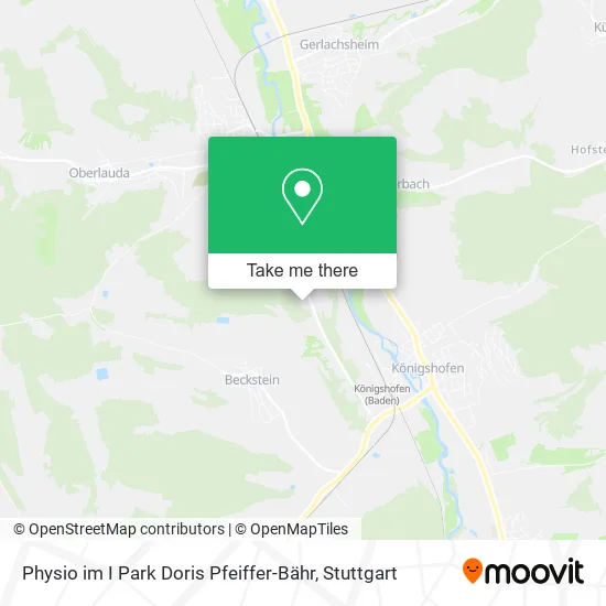 Карта Physio im I Park Doris Pfeiffer-Bähr