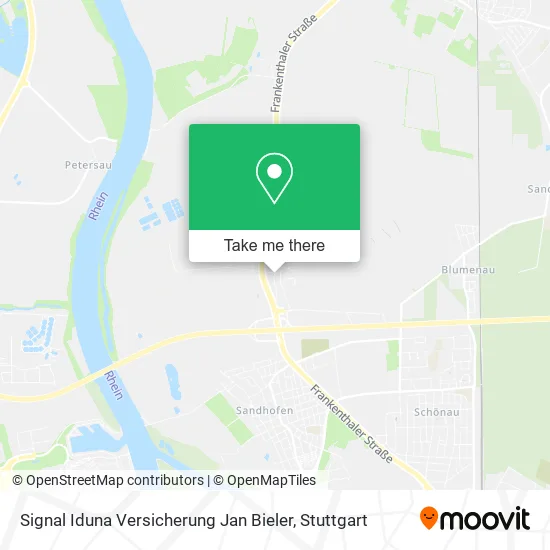 Карта Signal Iduna Versicherung Jan Bieler