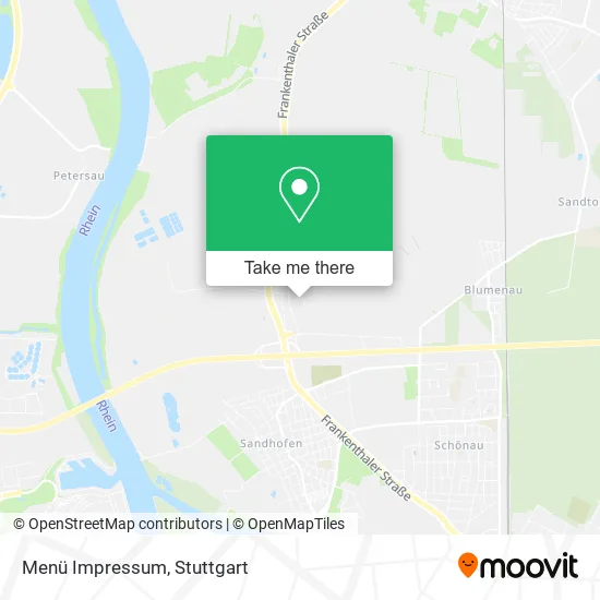 Карта Menü Impressum