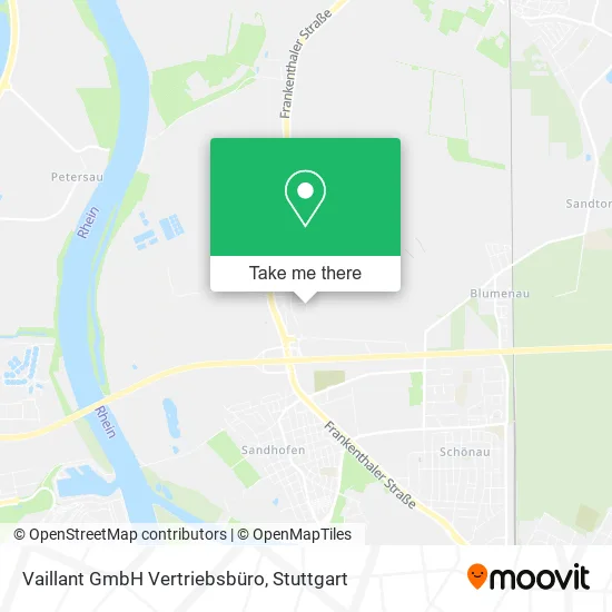 Карта Vaillant GmbH Vertriebsbüro