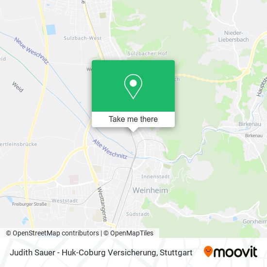 Judith Sauer - Huk-Coburg Versicherung map