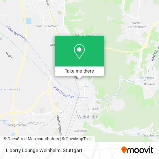 Liberty Lounge Weinheim map