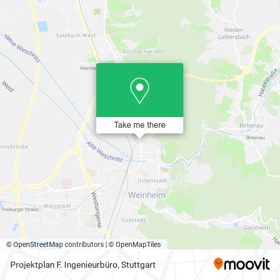 Карта Projektplan F. Ingenieurbüro