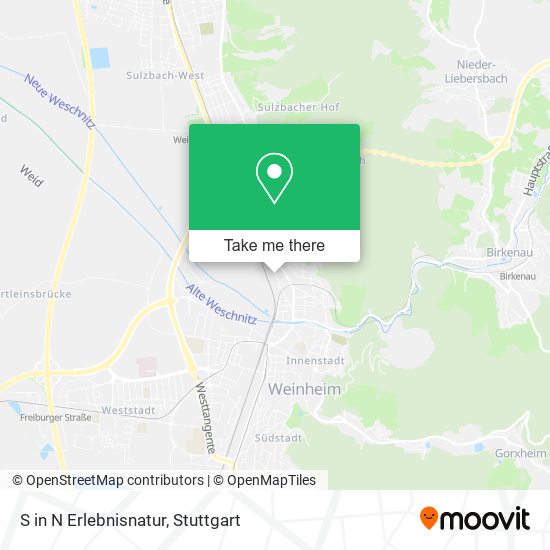 S in N Erlebnisnatur map