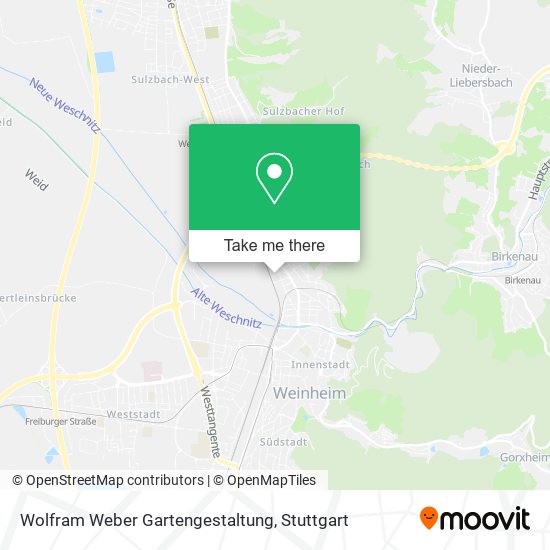 Карта Wolfram Weber Gartengestaltung