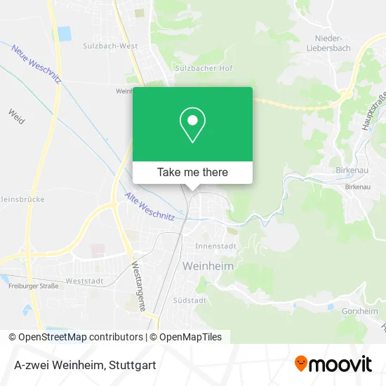 Карта A-zwei Weinheim