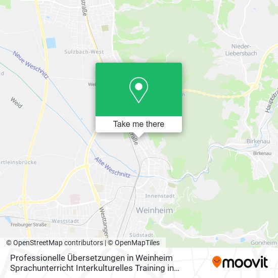 Professionelle Übersetzungen in Weinheim Sprachunterricht Interkulturelles Training in Weinheim Man map