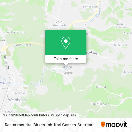 Restaurant drei Birken, Inh. Karl Gassen map