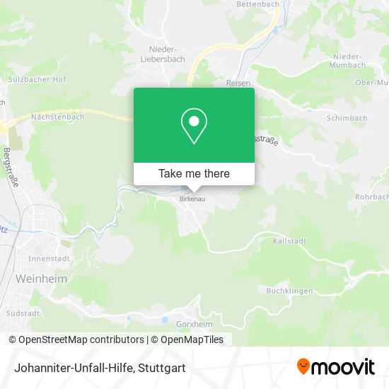 Карта Johanniter-Unfall-Hilfe