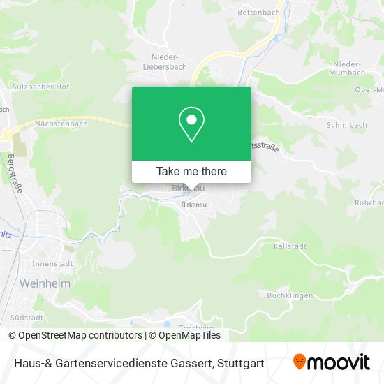 Карта Haus-& Gartenservicedienste Gassert