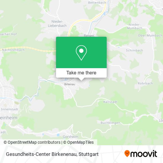 Gesundheits-Center Birkenenau map