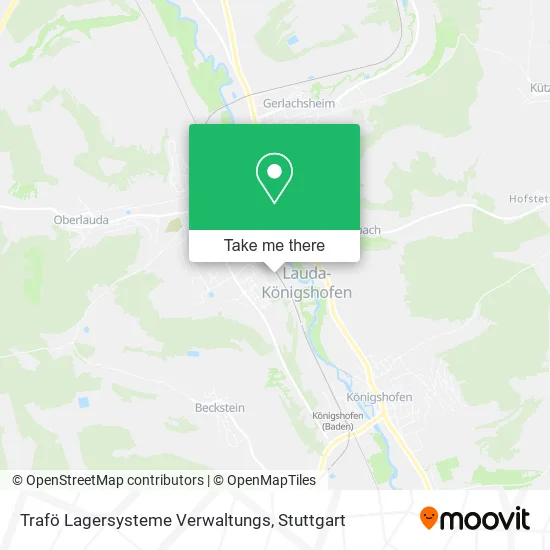 Карта Trafö Lagersysteme Verwaltungs