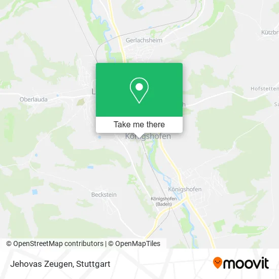 Карта Jehovas Zeugen