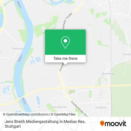 Карта Jens Breith Mediengestaltung in Medias Res