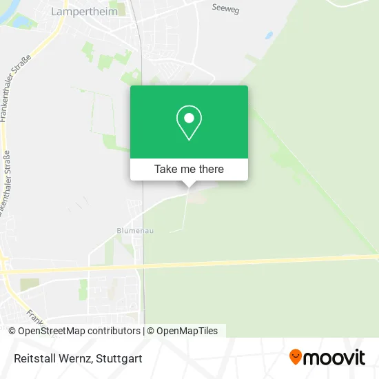 Reitstall Wernz map