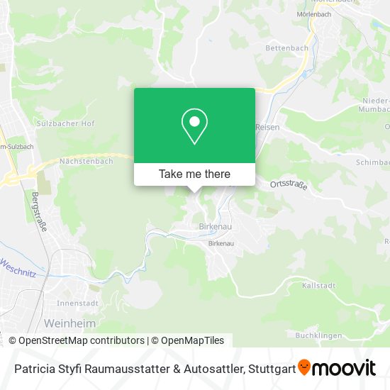 Patricia Styfi Raumausstatter & Autosattler map