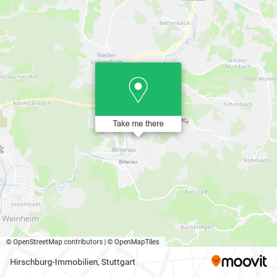 Карта Hirschburg-Immobilien