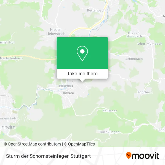 Карта Sturm der Schornsteinfeger