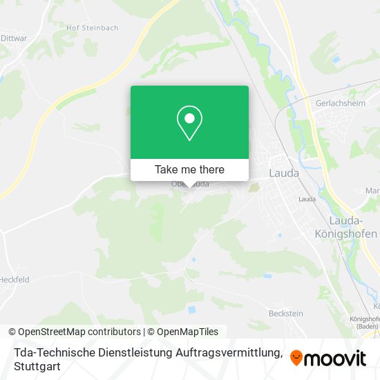 Tda-Technische Dienstleistung Auftragsvermittlung map