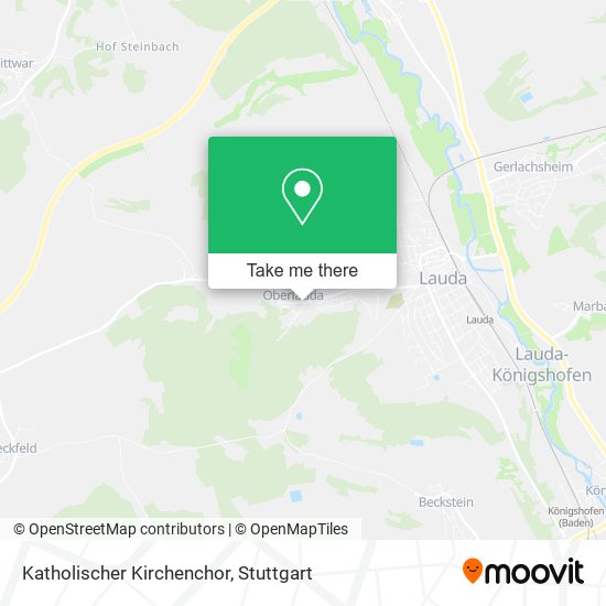 Katholischer Kirchenchor map
