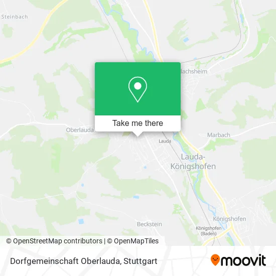 Карта Dorfgemeinschaft Oberlauda