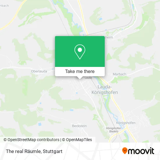 Карта The real Räumle