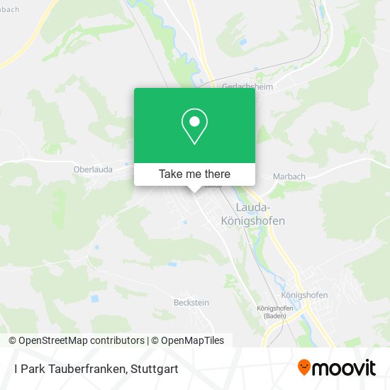 I Park Tauberfranken map