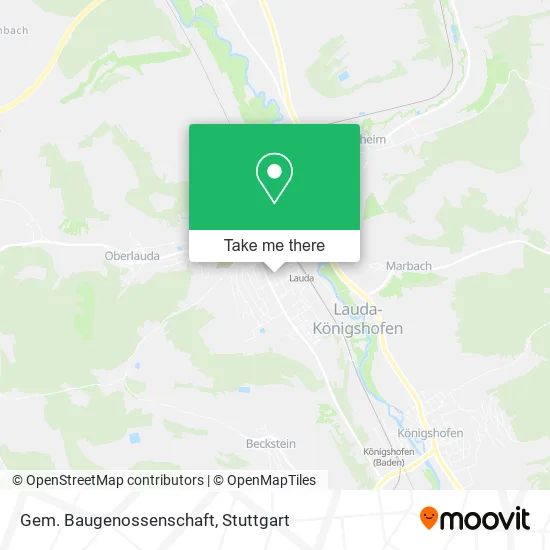 Карта Gem. Baugenossenschaft