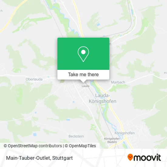 Карта Main-Tauber-Outlet