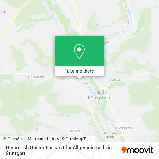 Hemmrich Gunter Facharzt für Allgemeinmedizin map