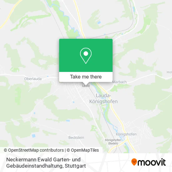 Карта Neckermann Ewald Garten- und Gebäudeinstandhaltung