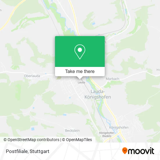 Карта Postfiliale