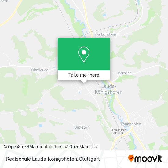 Realschule Lauda-Königshofen map