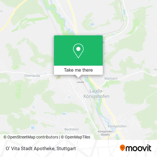 Карта O' Vita Stadt Apotheke