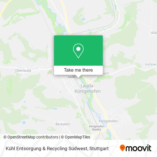 Kühl Entsorgung & Recycling Südwest map