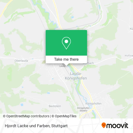 Карта Hjordt Lacke und Farben
