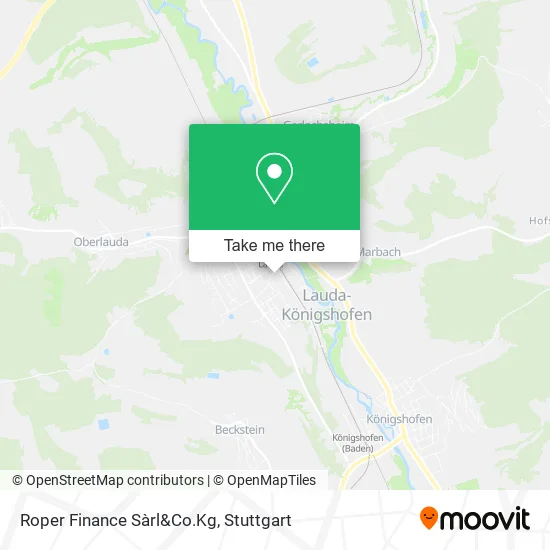 Карта Roper Finance Sàrl&Co.Kg