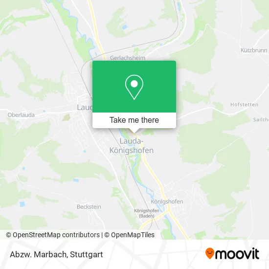 Карта Abzw. Marbach