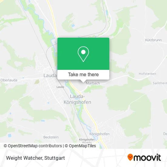 Карта Weight Watcher