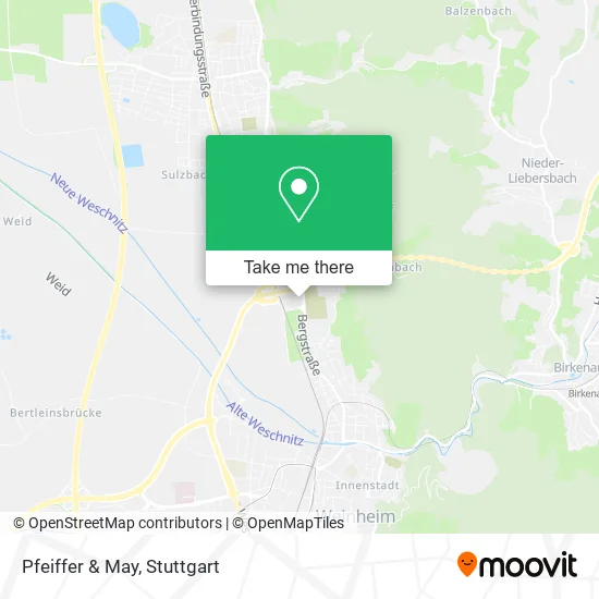 Карта Pfeiffer & May